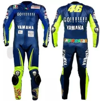 Yamaha Racing Leather Motorcycle Suit